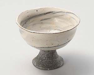 和食器 メ054 238 白刷毛目高台小鉢