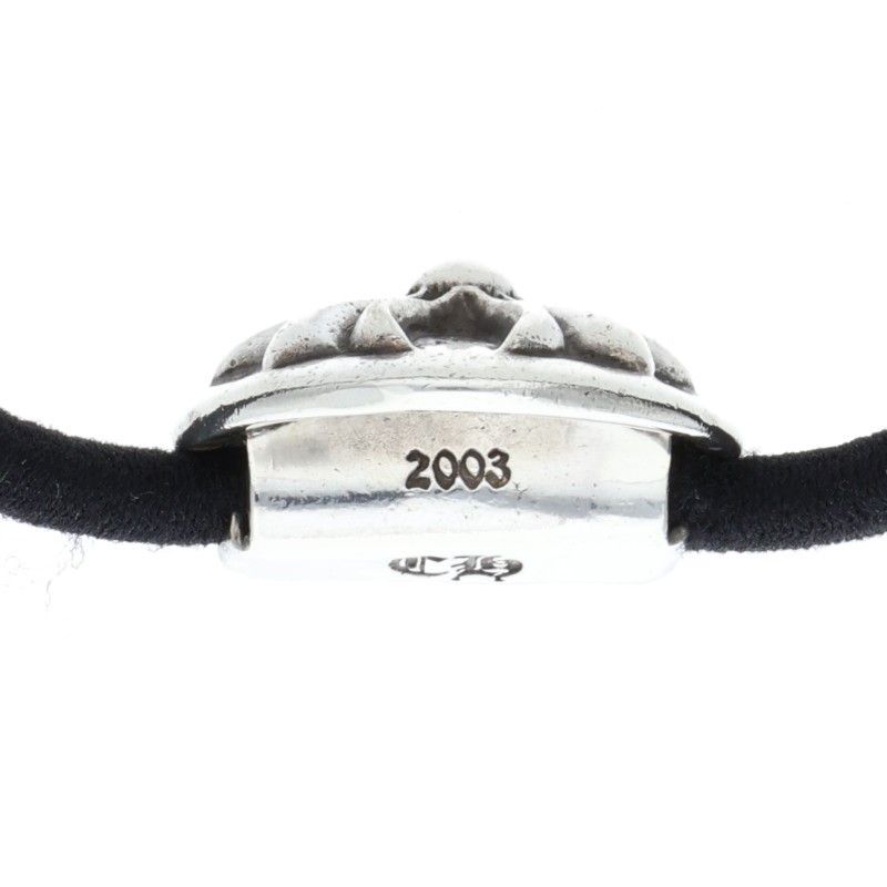 HAIRBAND|クロスボールボタンヘアゴム オールドシルバーコンチョ