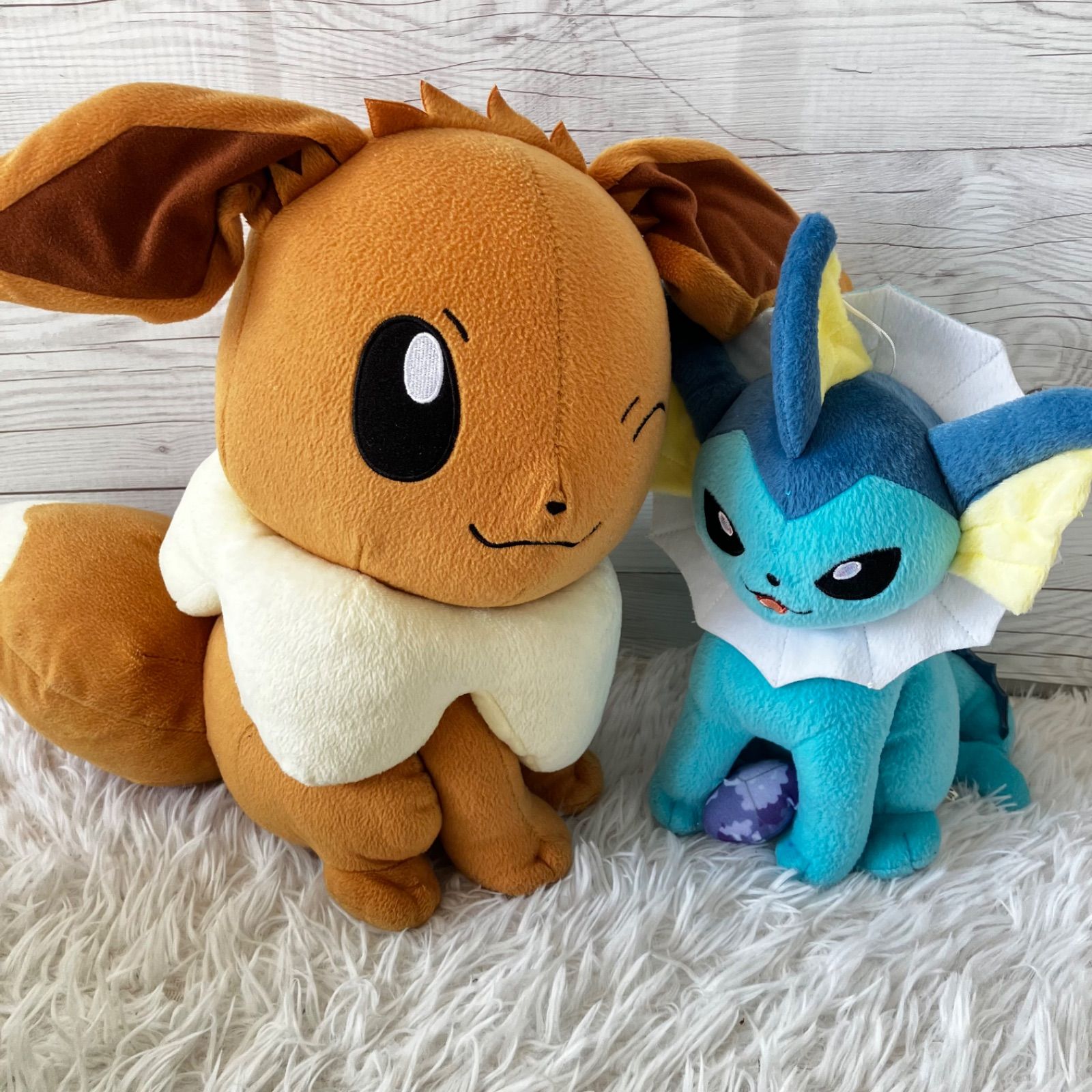 イーブイ　進化系　コンプリート　ぬいぐるみ ポケモン　10体セット ポケモン』イーブイ進化形の“等身大ぬいぐるみ”がかわいい