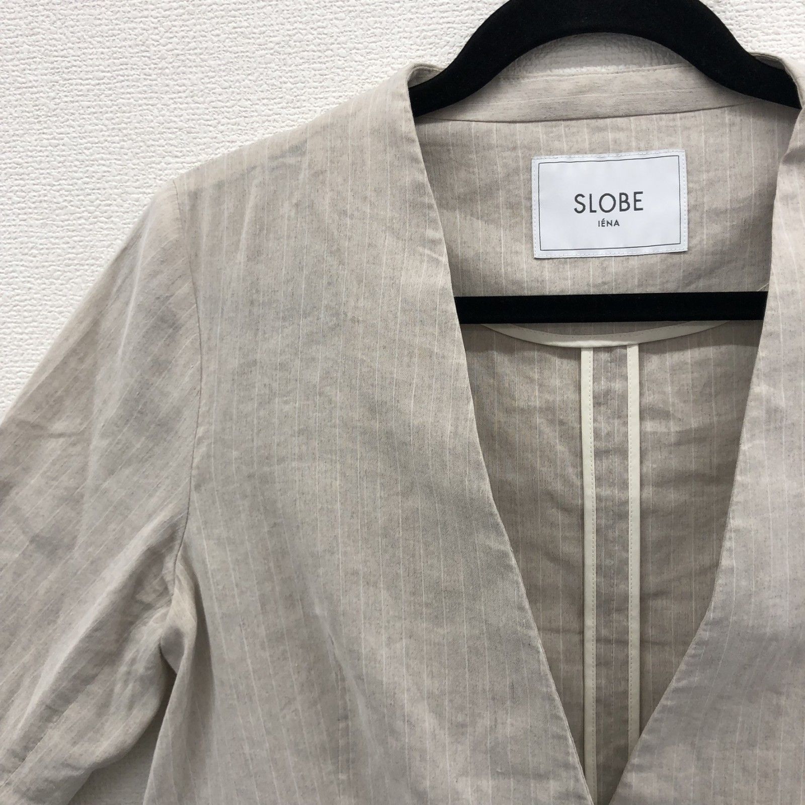 SLOBE IENA】スローブイエナ ベージュ テーラードジャケット