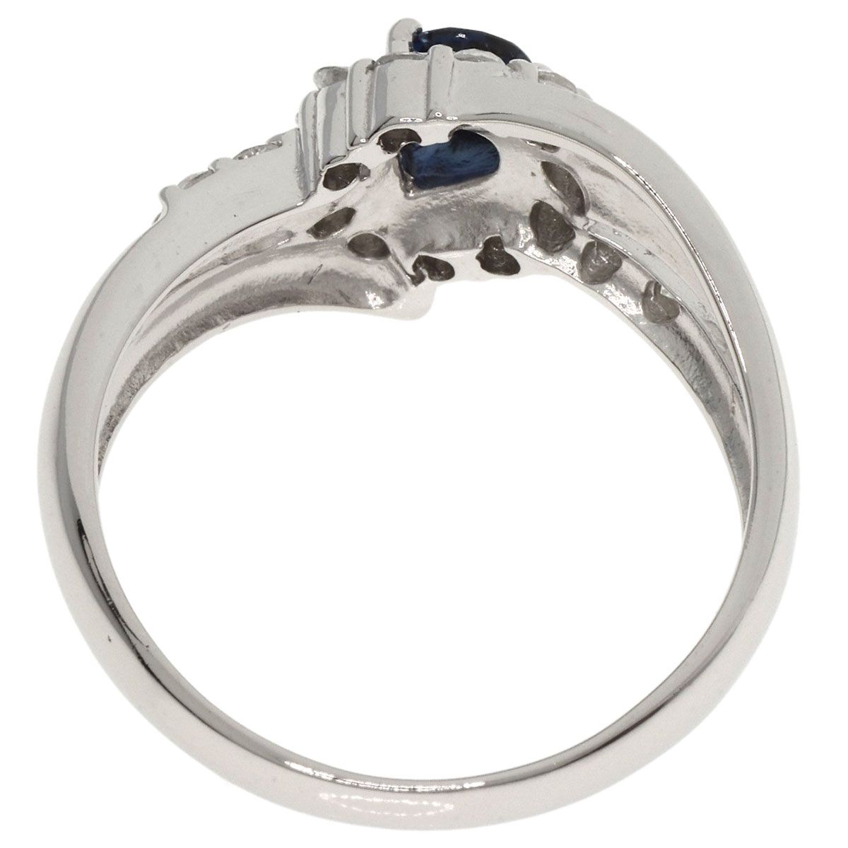 SELECT JEWELRY セレクトジュエリー サファイア ダイヤモンド リング・指輪 PT900 レディース
