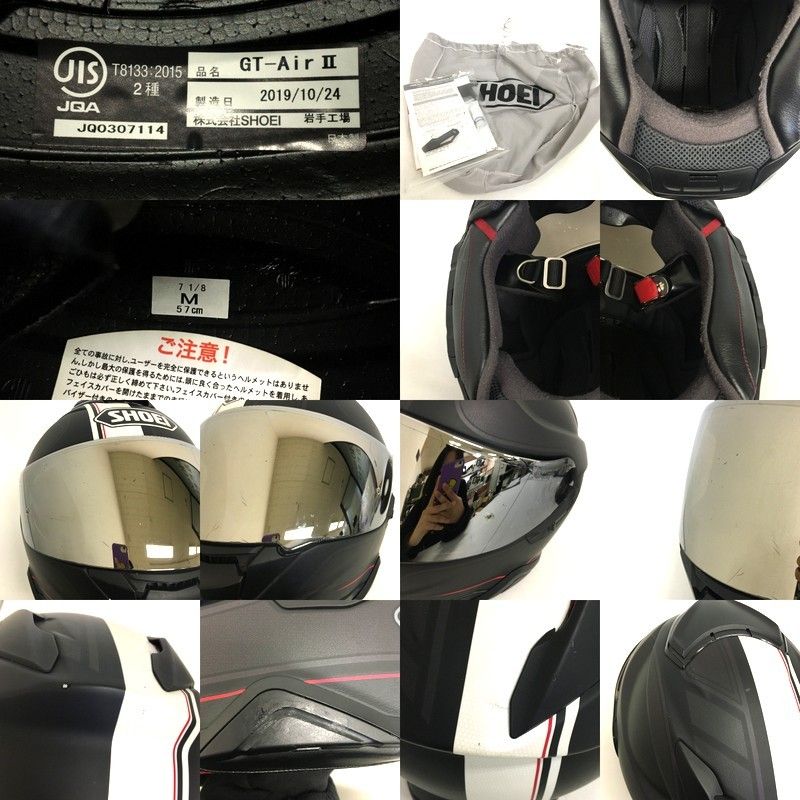 SHOEI ショウエイ GT-Air2 REDUX フルフェイスヘルメット 除菌消臭済 M 