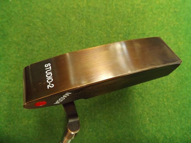 【未使用】マスダゴルフ スタジオ2 パター 銅メッキ仕上げ 34インチ 6758 MASDA GOLF STUDIO-2 銅メッキ 34インチ カバー有 マスダ