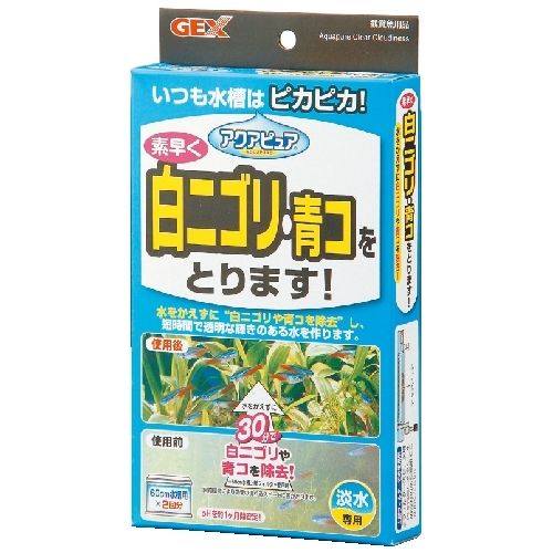 【同梱不可】【12個セット】 ジェックス アクアピュア 白ニゴリ・青コをとります! 2個入