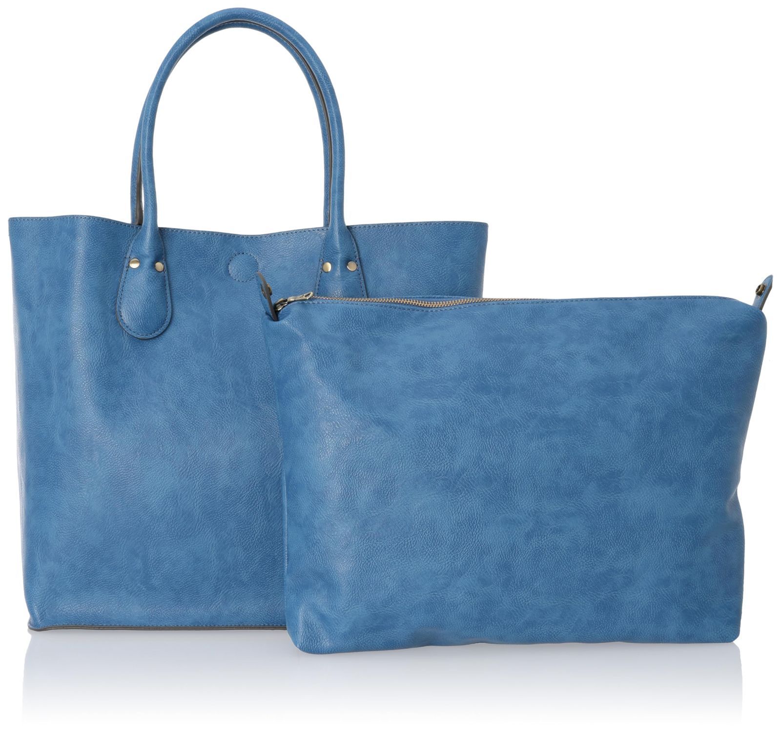 Color:BL (BL) [オティアス] トートバッグ シュリンクタイプ合皮トート