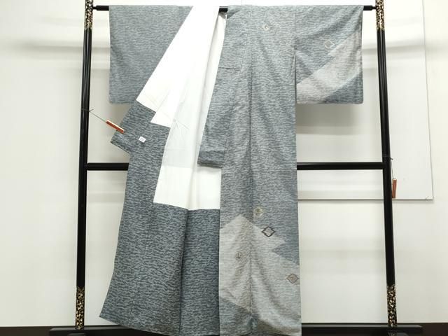 平和屋着物○螺鈿作家 甲斐泰造 訪問着 本場染大島紬 吉祥文 金彩 正絹