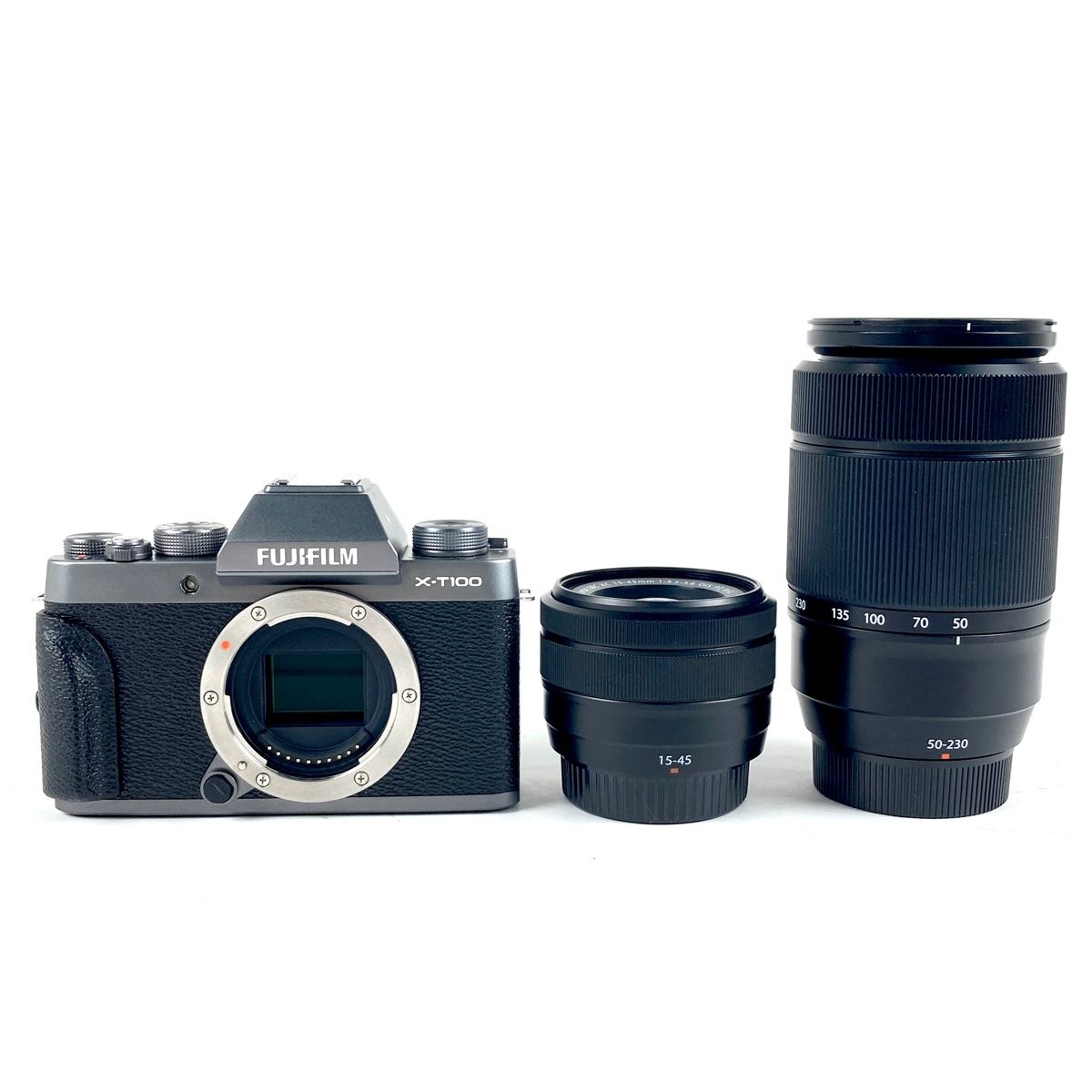 富士フイルム FUJIFILM X-T100 ダブルズーム レンズキット ダーク 