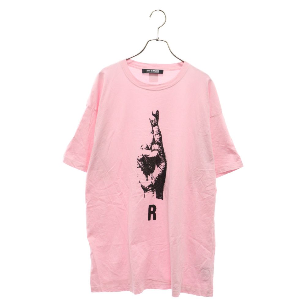 RAF SIMONS ラフ シモンズ23SS ハンドサイン プリントTシャツ