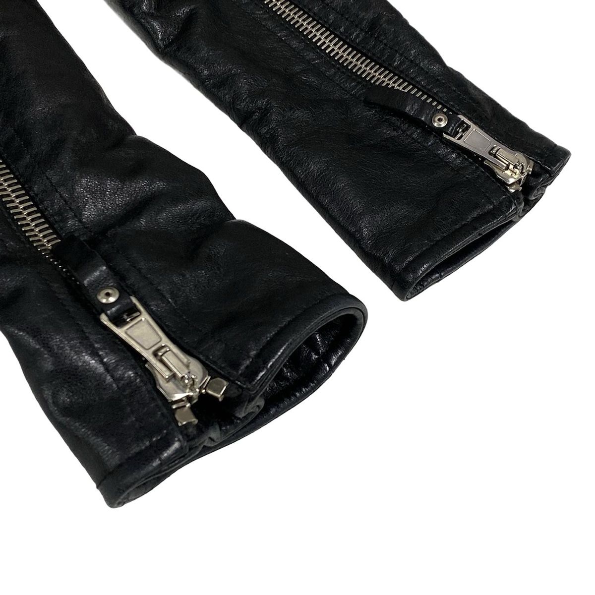 Balenciaga (バレンシアガ) シングルライダース Sサイズ BALENCIAGA - BALENCIAGA バレンシアガ ライダース 38(S位) 黒 【古着