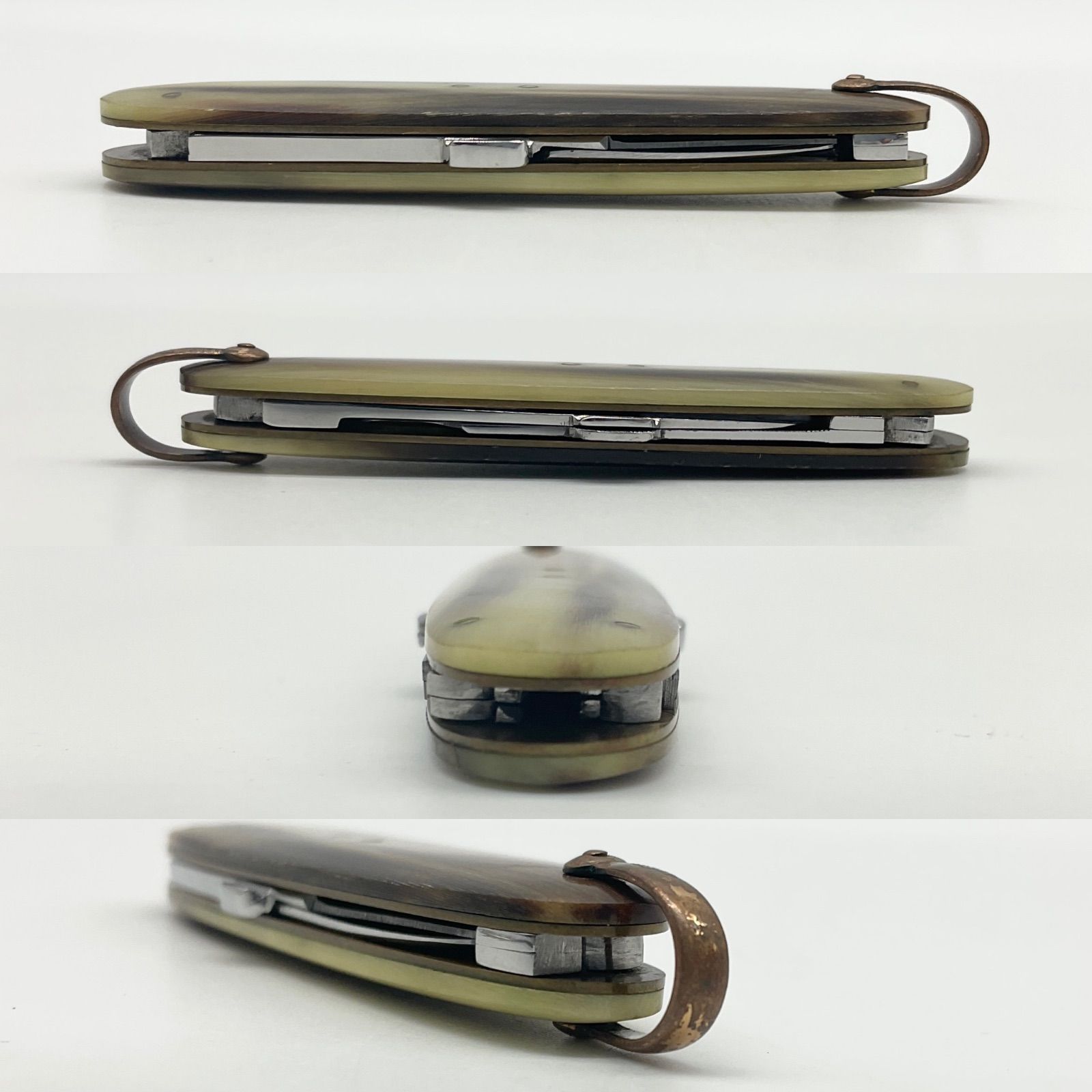 HERMES エルメス マルチツール ナイフ ハサミ バッファローホーン ヴィンテージ ABランク 10_61