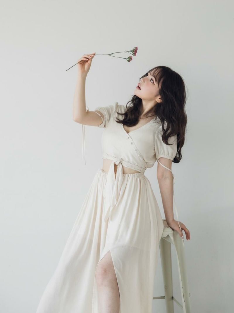 andmary ルアロングドレス - メルカリ 