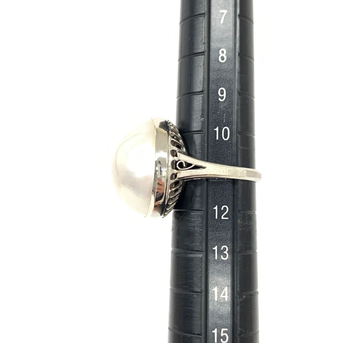 マベパール リング ホワイト シルバー マベパール約18㎜ Pt900 レディース 240002191768 FORTGASGNV_COM_BR