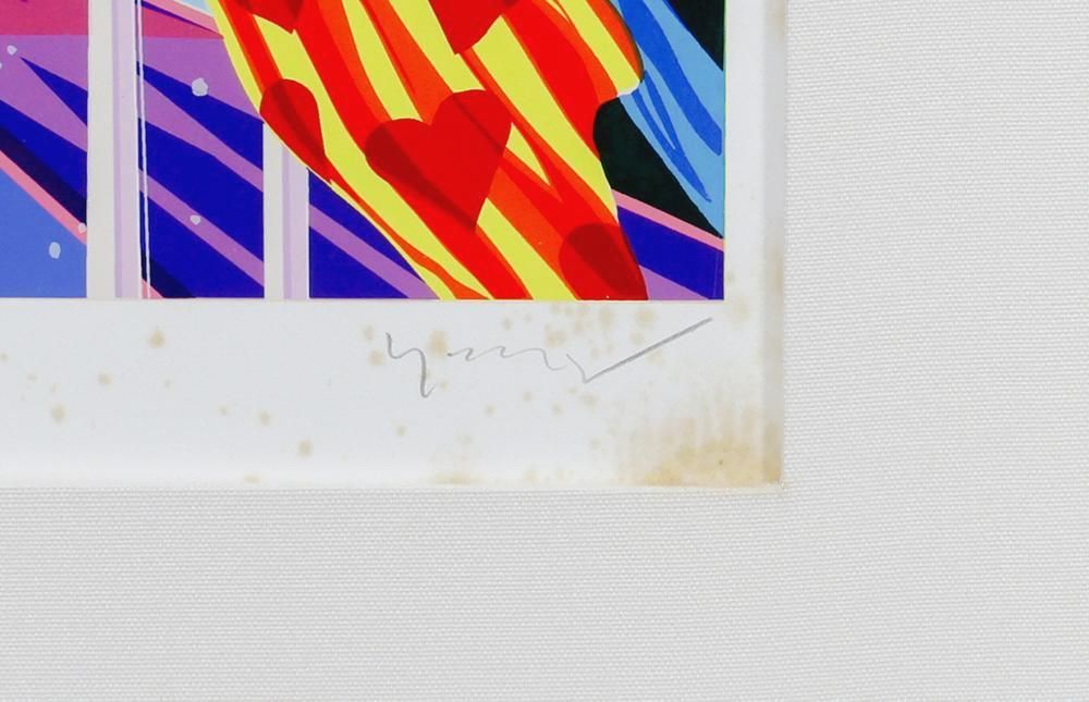 真作】【WISH】ヒロ・ヤマガタ「スカイフェスティバル」シルク