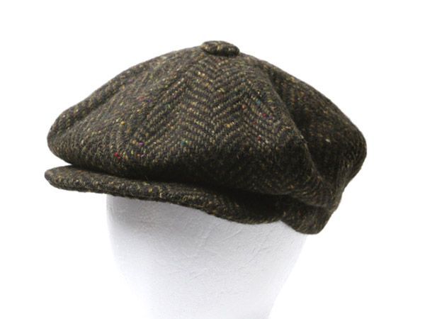 Jonathan Richard ツイード キャスケット M 高級品 ビンテージ○Jonathan Richard 8パネルツイードキャスケットXL○201025n