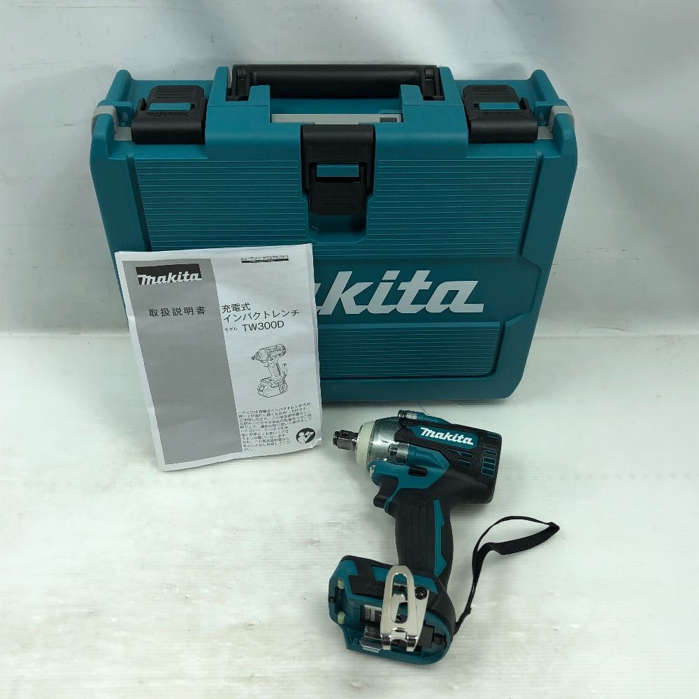 MAKITA マキタ 電動工具 インパクトレンチ ケース付 コードレス式 TW300D ブルー