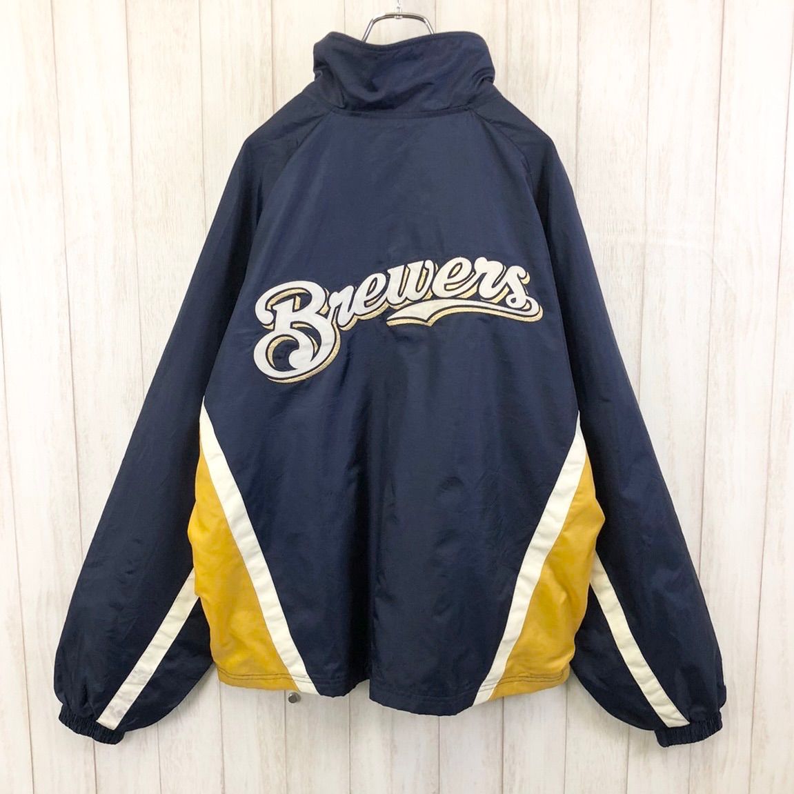 BREWERS ナイロンジャケット 青 ナイロンジャケット（ブルー・ネイビー/青色系）ファッション