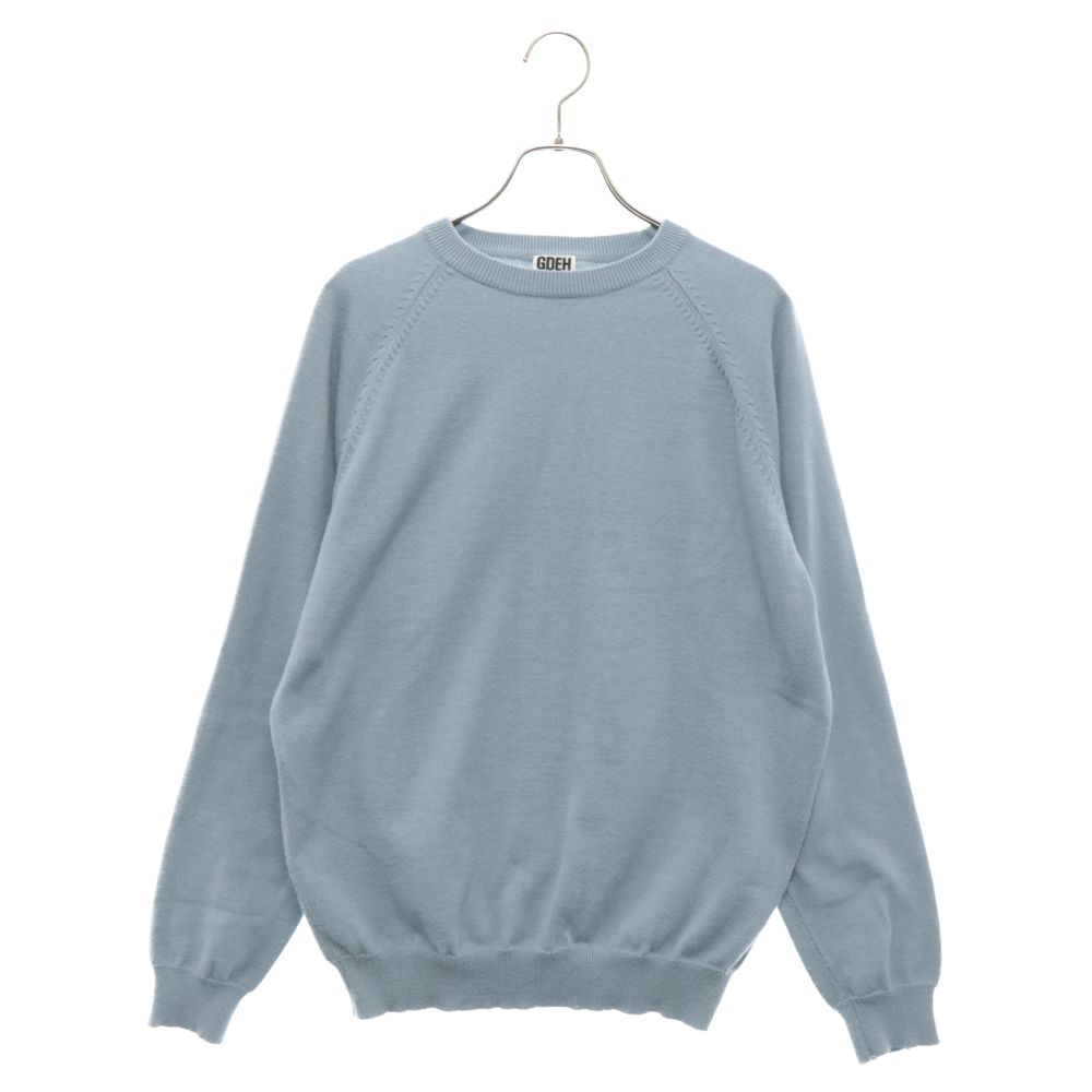 GOODENOUGH (グッドイナフ) クルーネックサマーニットセーター ブルー