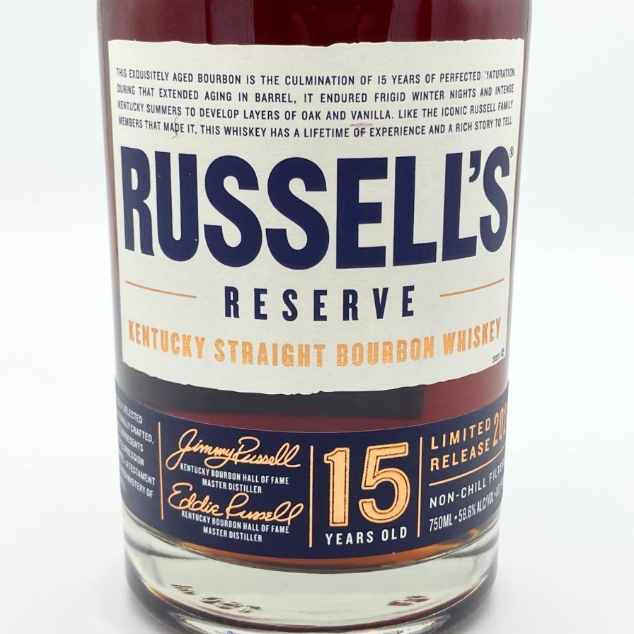 ラッセルズリザーブ 15年 リミテッドリリース 2024 750ml【S4】