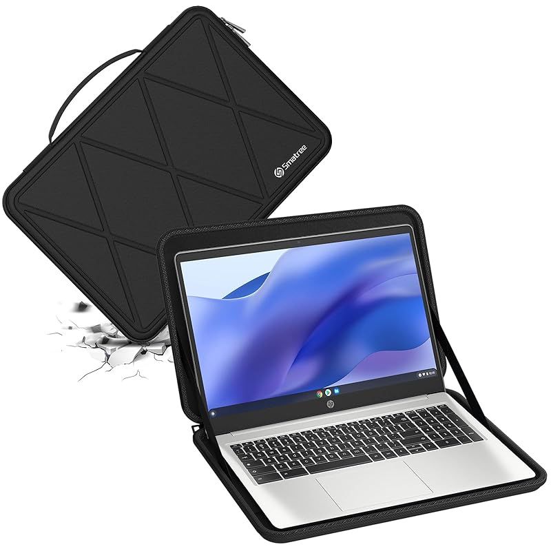 Smatree ハードEVA保護スリーブケース 15.6インチ HP Chromebook 15at-nb000/15a-nb0097nr/15a-na0047nr/15at-na000ノートパソコン専用 ハードケース 防水 360度耐衝撃(X8281) Smatree 15.6インチ ハードEVA保護スリーブケース Dell ハードEVA保護スリーブ ハード