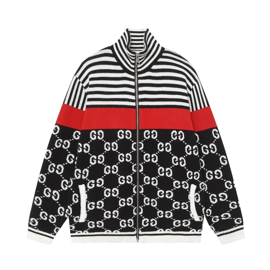 GUCCI ジップアップカーディガン GUCCI - グッチ GUCCI タイガージップアップカーディガン