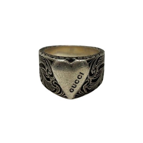 GUCCI グッチ アラベスク ハート リング Ag925