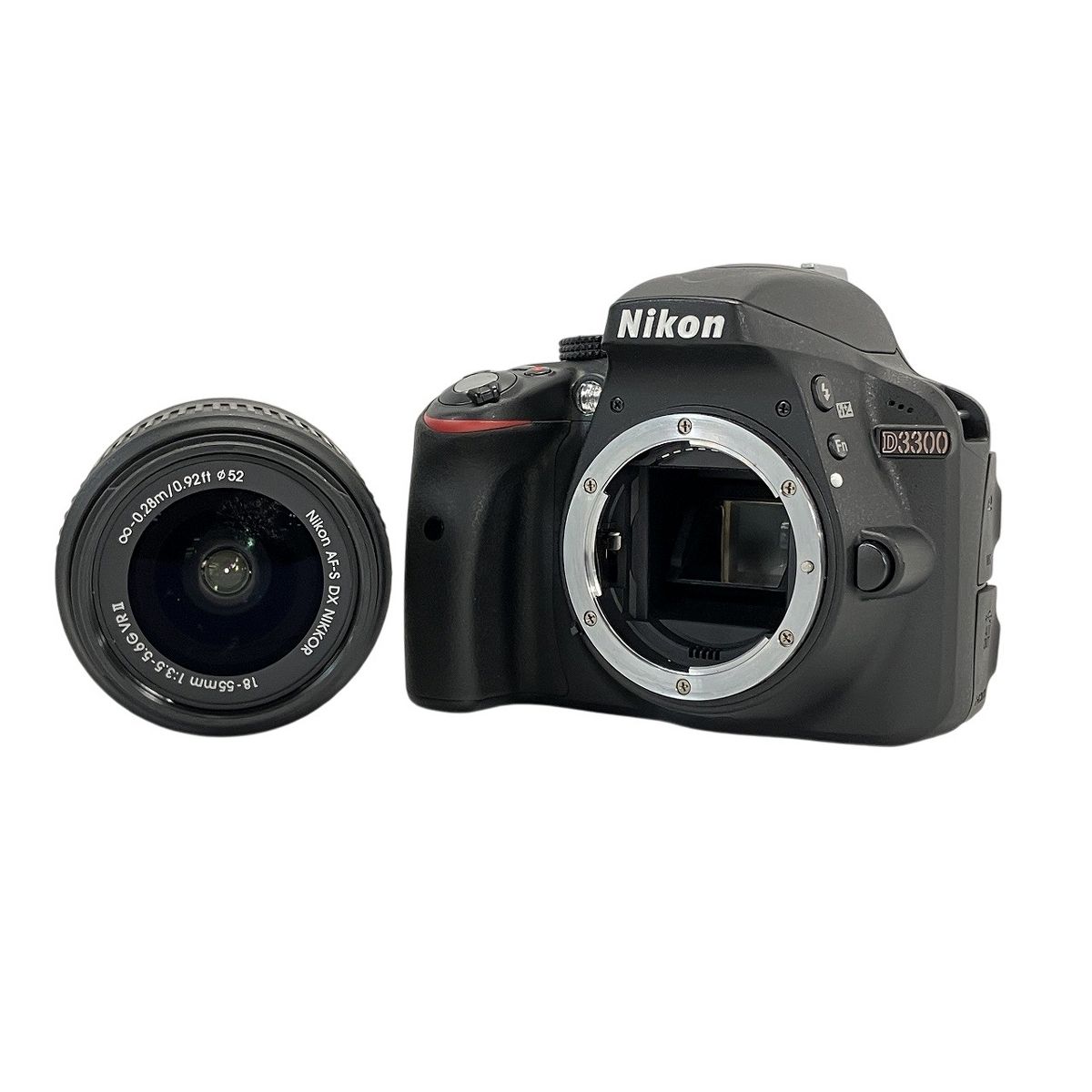 Nikon D3300 AF-S NIKKOR DX VR 18-55mm 3.5-5.6 G II レンズ付き カメラ レンズ ニコン ジャンク W10515945