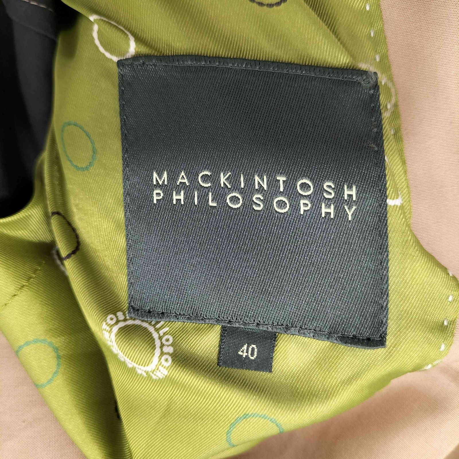 MACKINTOSH PHILOSOPHYチンフラップ ポケット ショートコート