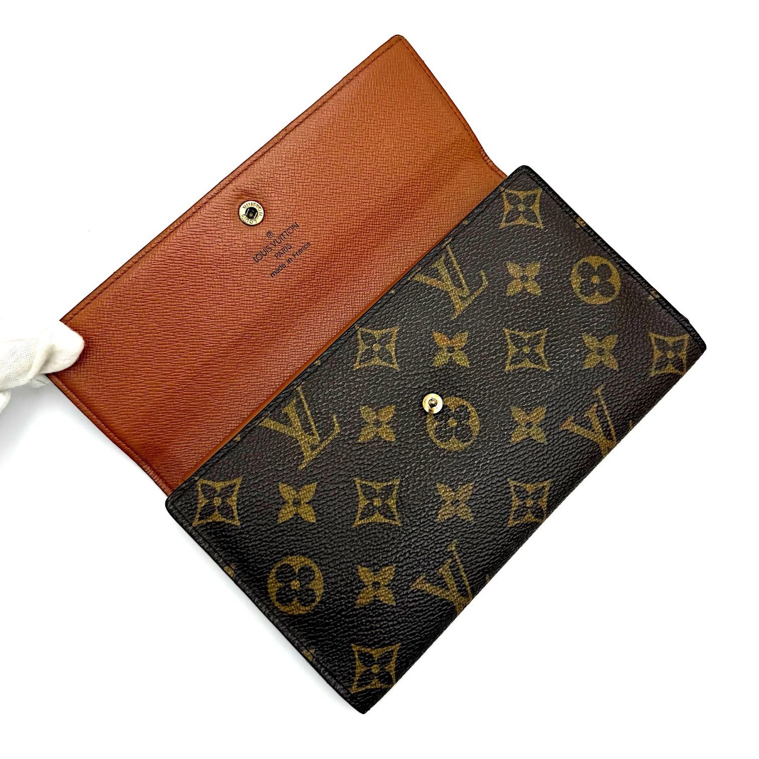 【美品】ルイヴィトン　モノグラム　三折り　長財布　ポルトフォイユ　アレクサンドラ Amazon | (ルイヴィトン)LOUIS VUITTON モノグラム 三つ折り中