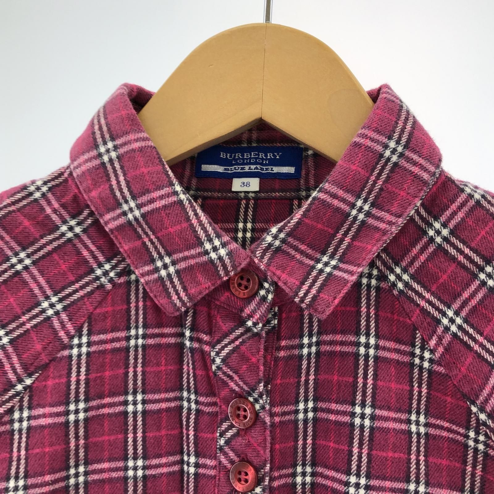BURBERRY BLUE LABEL バーバリー ブルーレーベル チェック ネル
