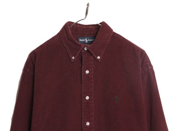 お得なクーポン配布中!】 90s ラルフローレン 細畝 コーデュロイ 長袖  