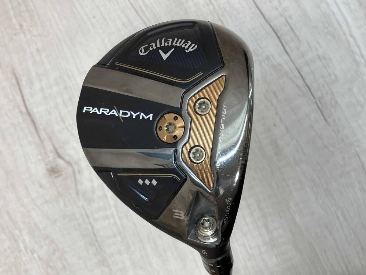 Callaway PARADYM ◆◆◆ フェアウェイ キャロウェイ FLEX S ロフト角 15° 男性右利き用 ヘッドカバー付き ゴルフクラブ