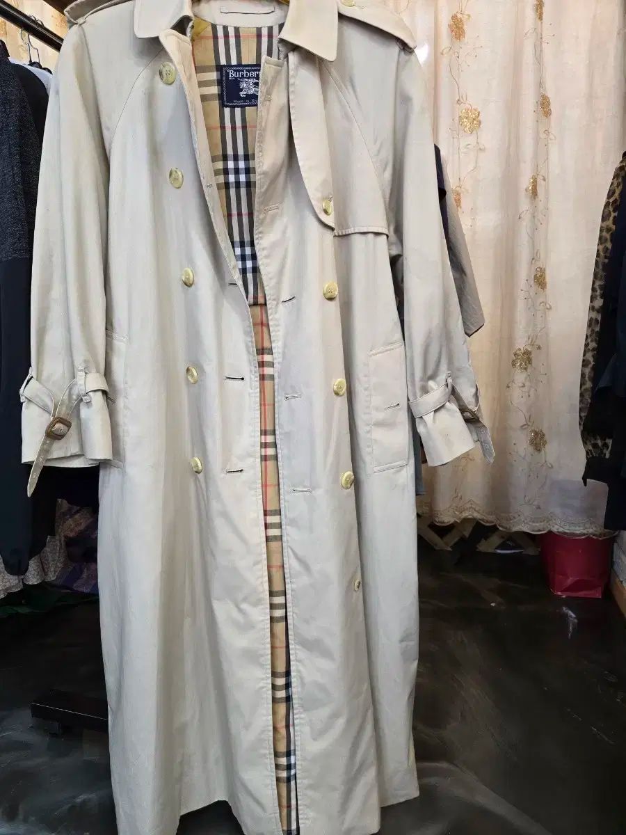 47135☆バーバリーズ トレンチコート ノバチェック ノヴァチェック
