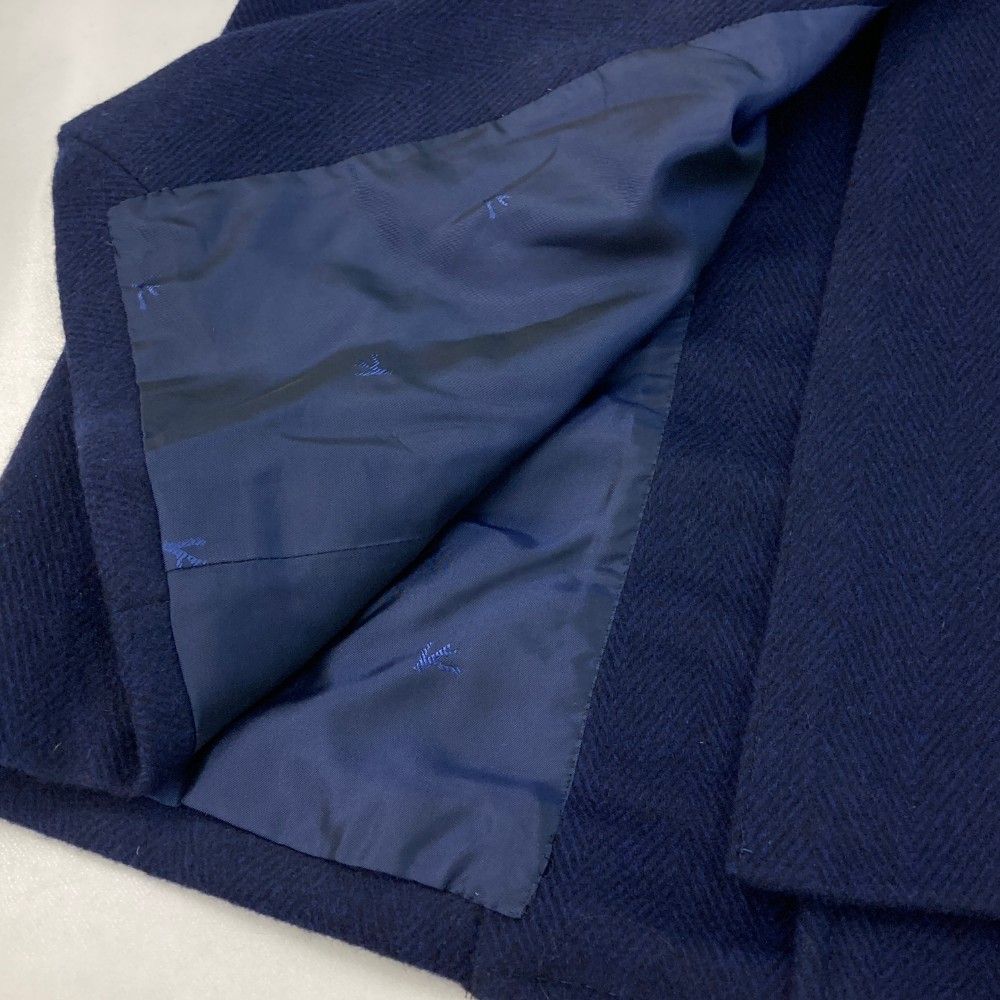 ISAIA ネイビー チェスターコート 中古・古着通販】ISAIA (イザイア) ダブルチェスターコート
