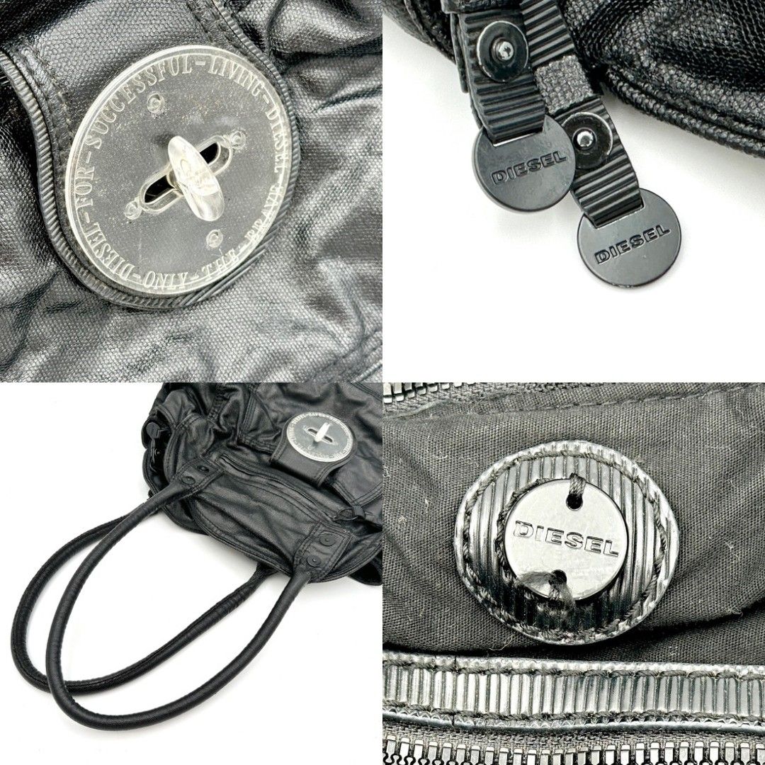 DIESEL トートバッグ 本革 大容量 A4収納 ブラック 786T - メルカリ DIESEL トートバッグ 本革 大容量 A4収納 ブラック 786T - メルカリ