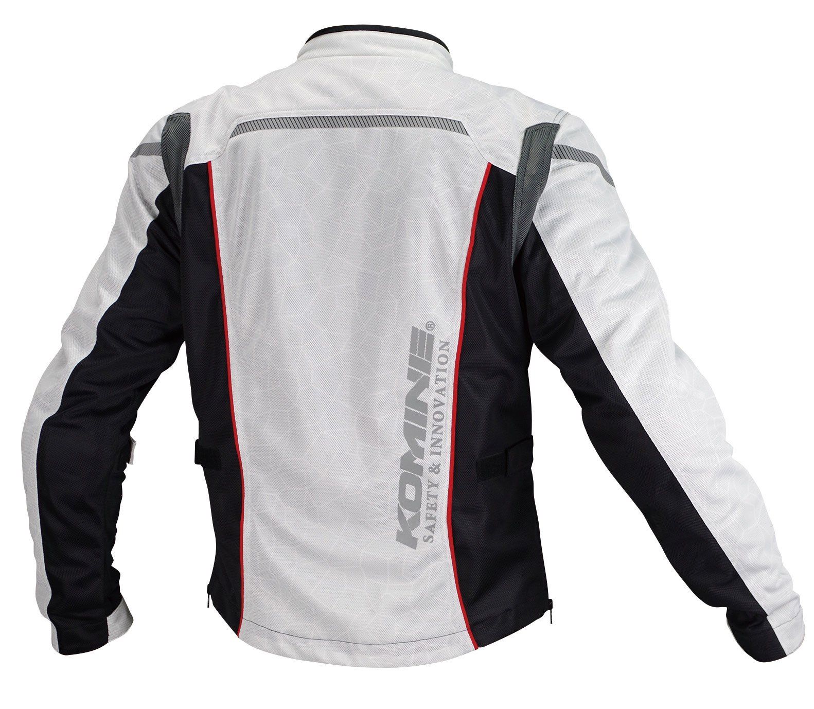 KOMINE バイク用ジャケット 07-128 メンズ シルバー|ブラック M