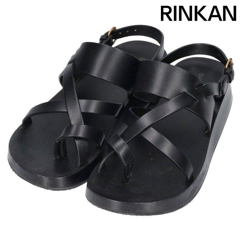 サンローランパリ 649005 レザーサンダル メンズ 42