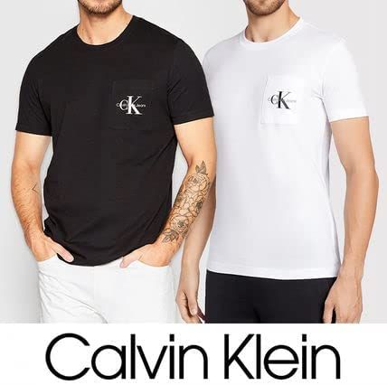 カルバンクライン CK クルーネック半袖Tシャツ メンズ MONOGRAM LOGO