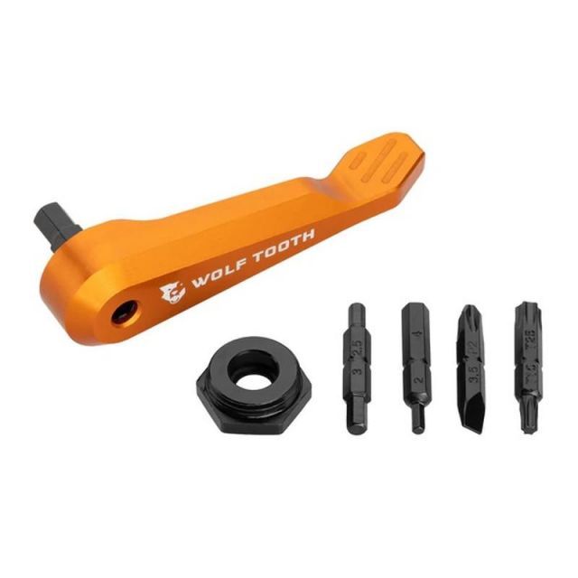 WOLF TOOTH ウルフトゥース Axle Handle Multi-Tool アクセル ハンドル マルチツール オレンジ