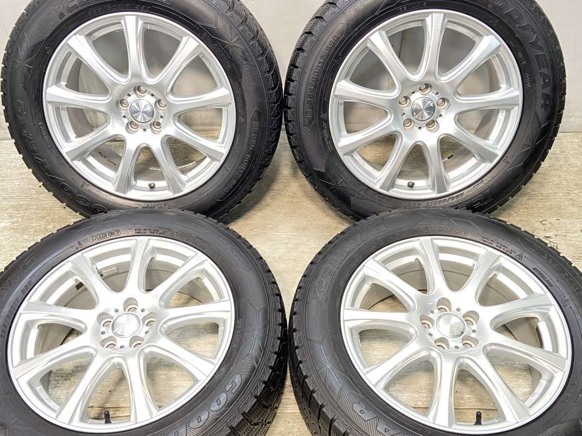 225/60R17  nグッドイヤー アイスナビ 6 n　 DUFACT n17x7.0 48 100-5穴 nタイヤ スタッドレスタイヤ ホイールセット 4本セットn w17250303901