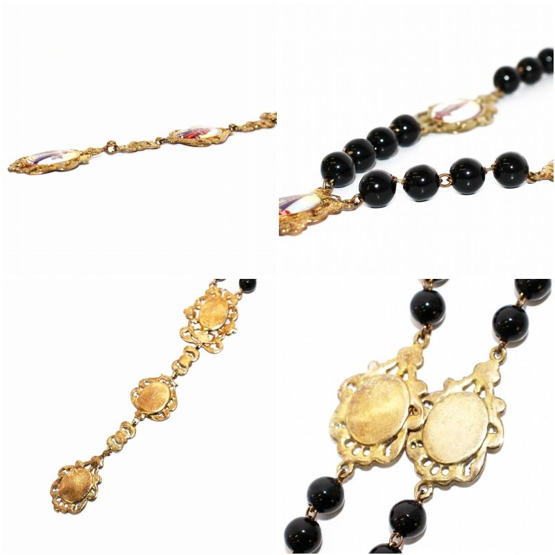 ドルチェ&ガッバーナ ドルガバ DOLCE&GABBANA ロザリオ ブラック