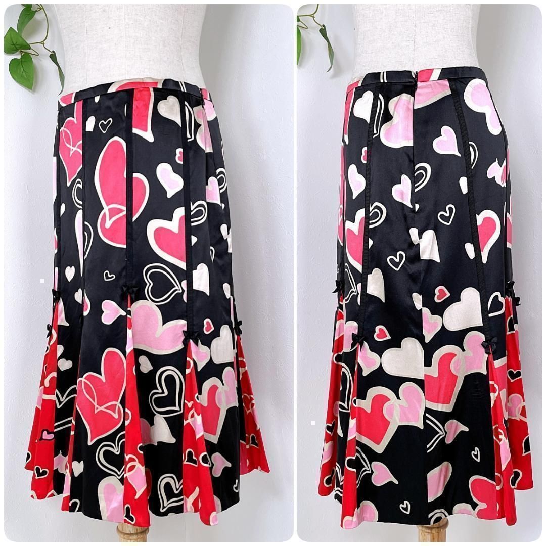 シルク100％　レナランゲスカート SACRA｜シンセティック レザー スカート SYNTHETIC LEATHR SKIRT