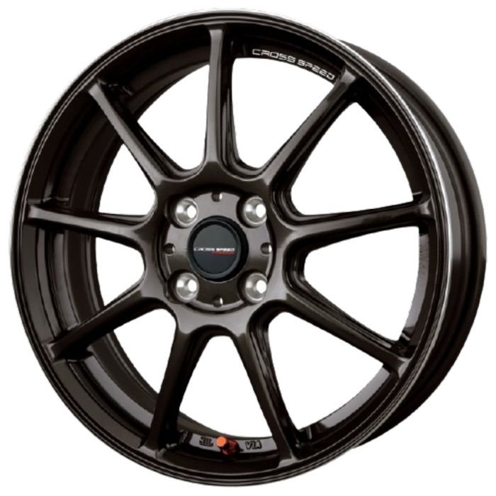 ホイール4本セット CROSS SPEED RS9 グロスガンメタ 16インチ 5J 45 4H-100