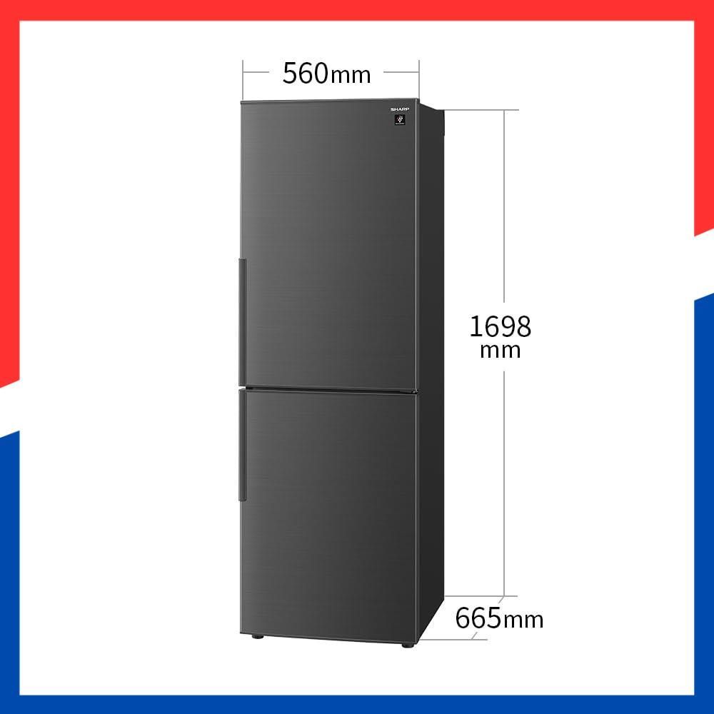 数量限定】SJ-PD31K-W 右開き アコールホワイト 310L 大容量冷凍室 幅