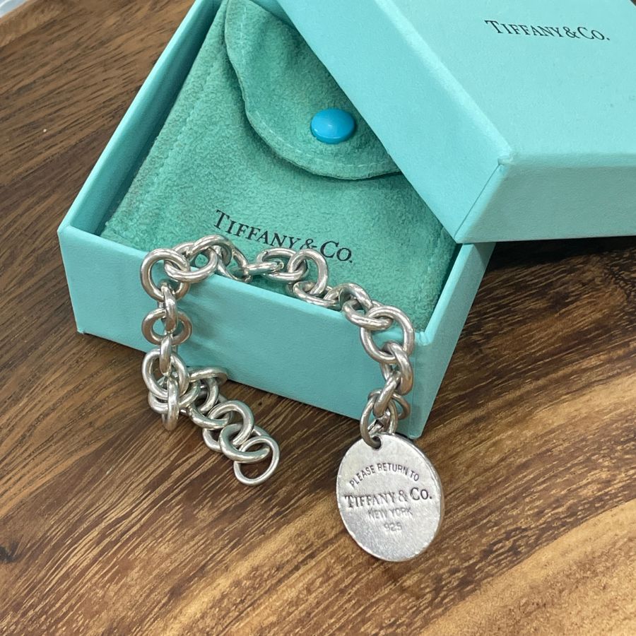 極美品 Tiffany ティファニー ブレスレット リターントゥ サークル TIFFANY ブレスレット リターントゥ サークル - メルカリ