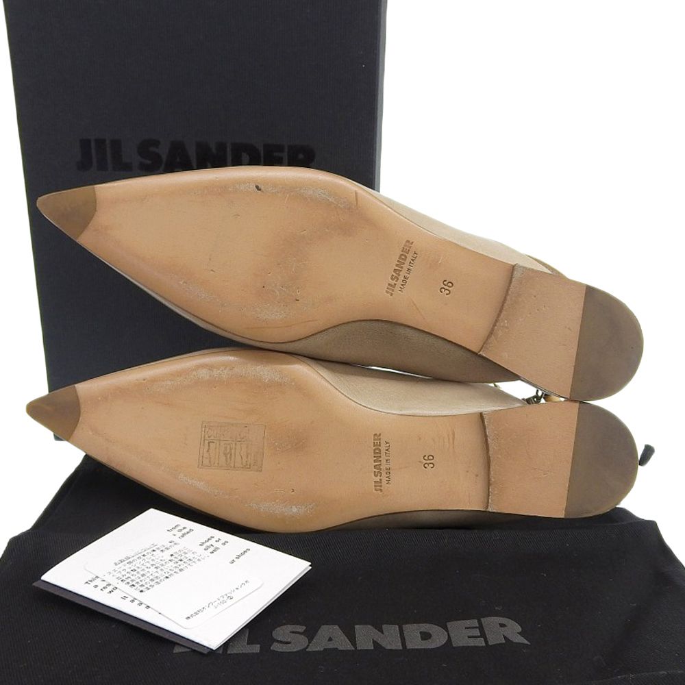箱付超美品 ジルサンダー JIL SANDER 2023年 BAMBOO FLAT SANDAL