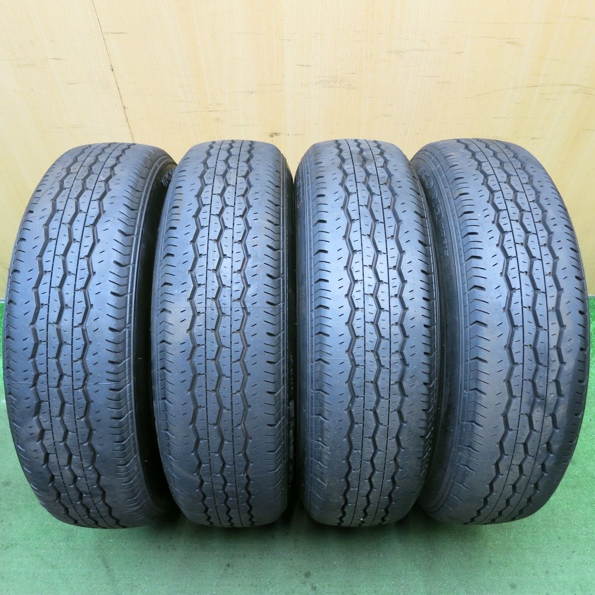 新車外し 23年 トヨタ ハイエース 純正 スチール 195 80R15 107 105N ブリヂストン エコピア RD613 15インチ PCD139.7 6H 5092107HAノ FFCRYSTALESIA_COM