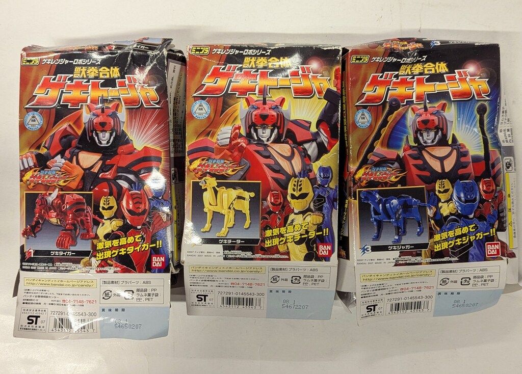 ミニプラ ゲキトージャ セット（獣拳戦隊ゲキレンジャー） Amazon | 食玩 ミニプラ 獣拳合体ゲキトージャ ゲキレンジャー