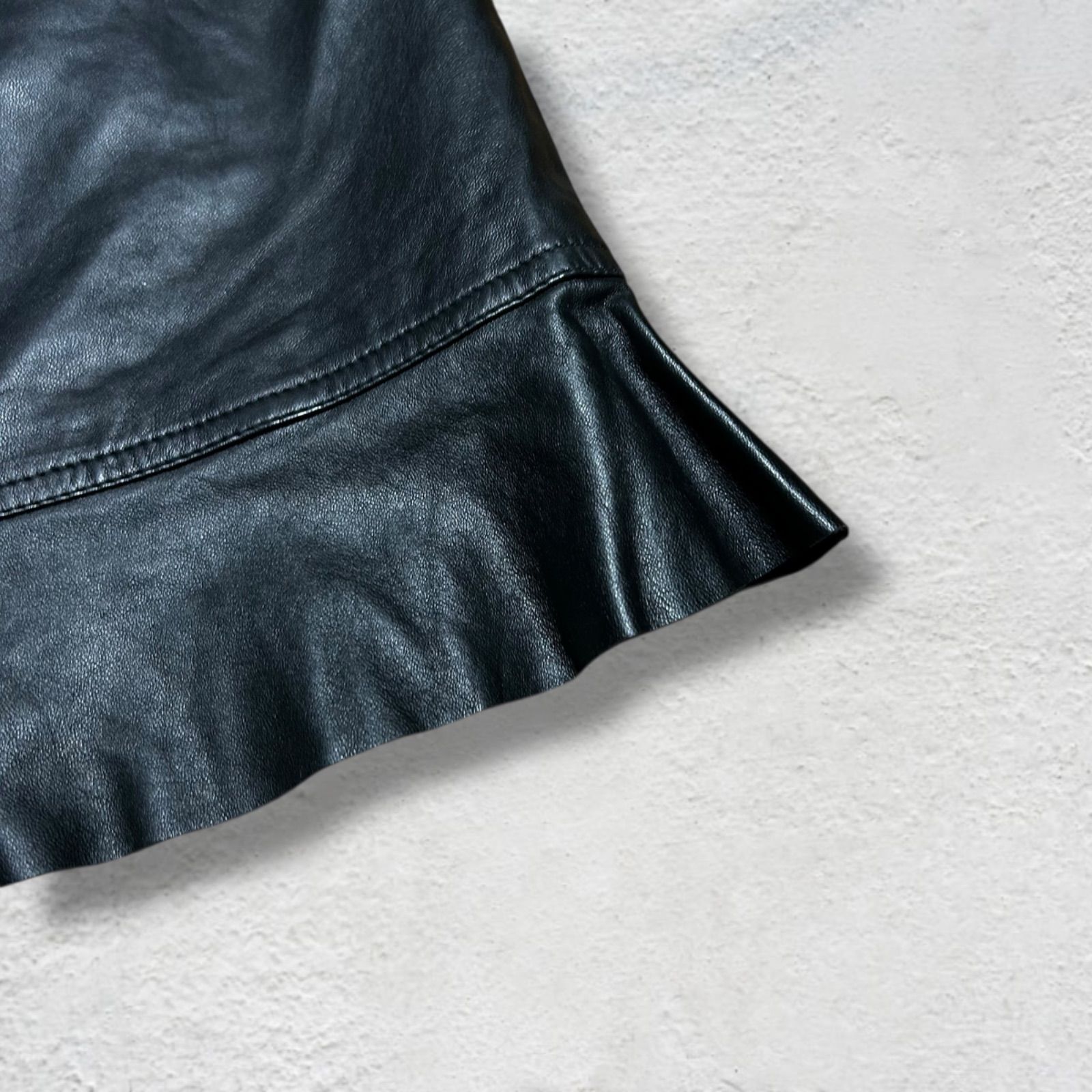 isabel marant etoile 裾フリルデザイン ラムレザーベルトラップスカート WWW_MORNINGWALKER_COM