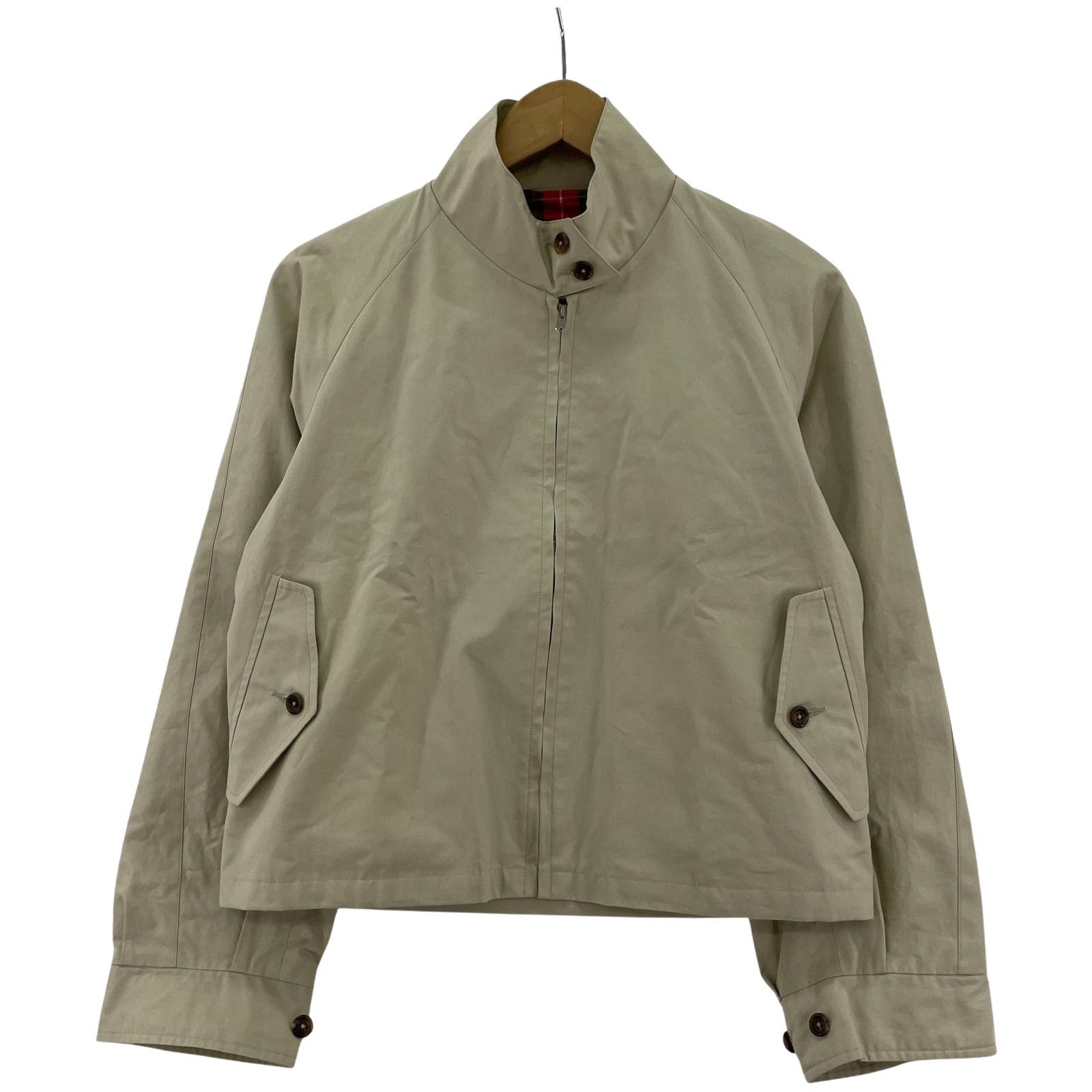 MARGARET HOWELL マーガレットハウエル BARACUTA スタンド ジャケット sizeII|ライトベージュ
