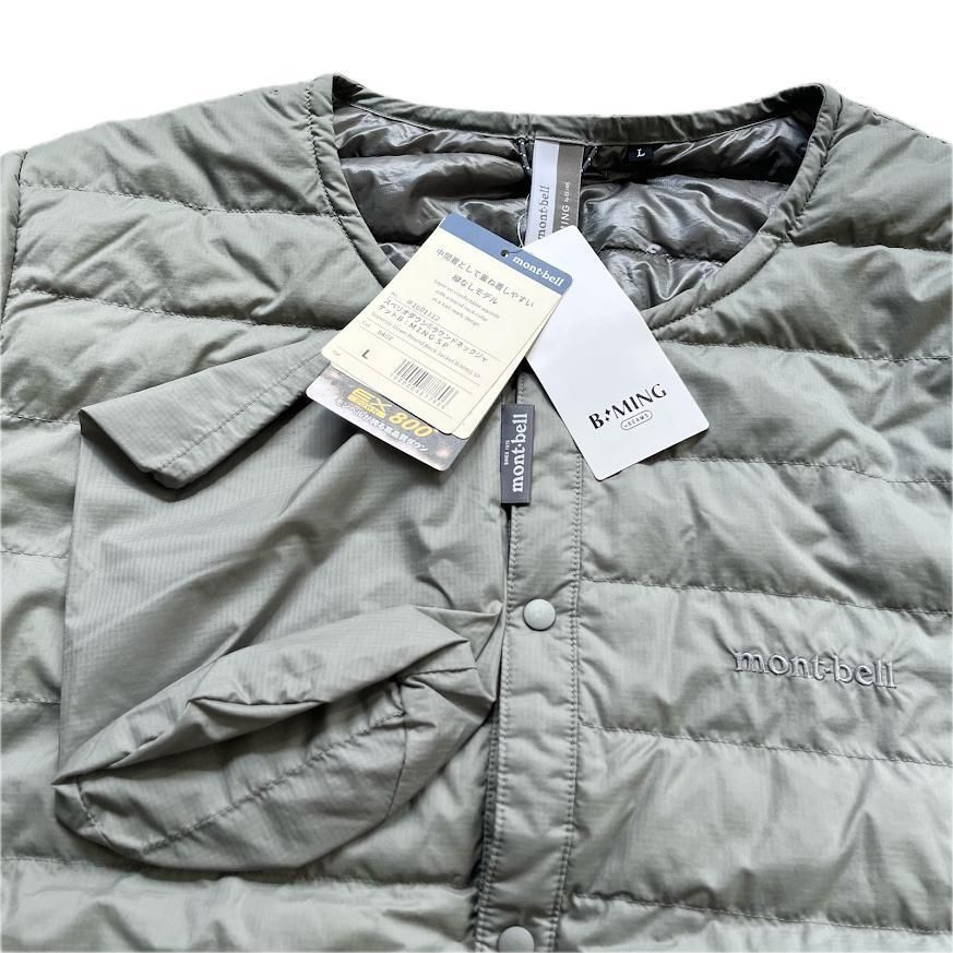 新品タグ付き】mont-bell×B:MING by BEAMS Superior Down Round Neck